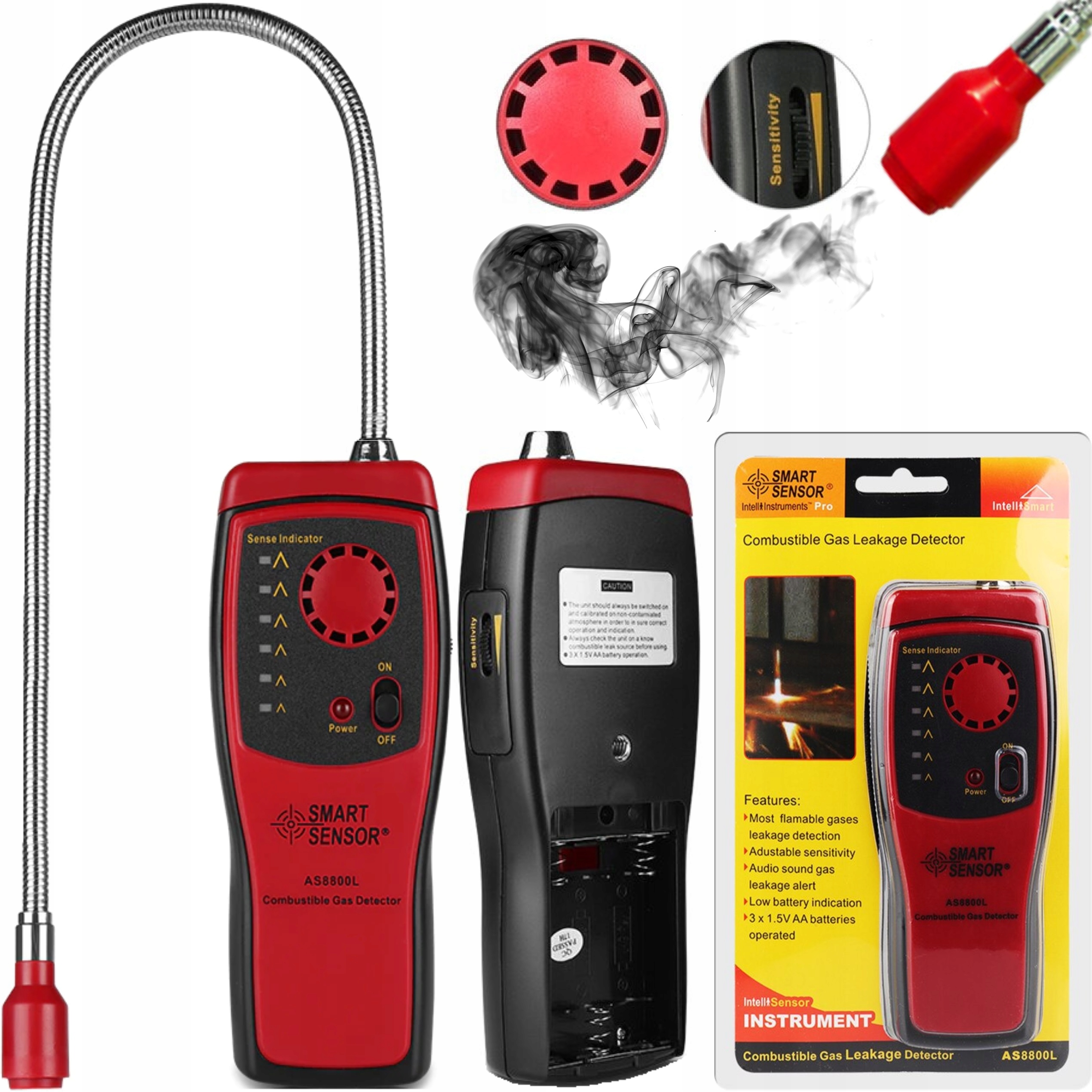 AS8800L Smart Sensor Senzor zemného plynu